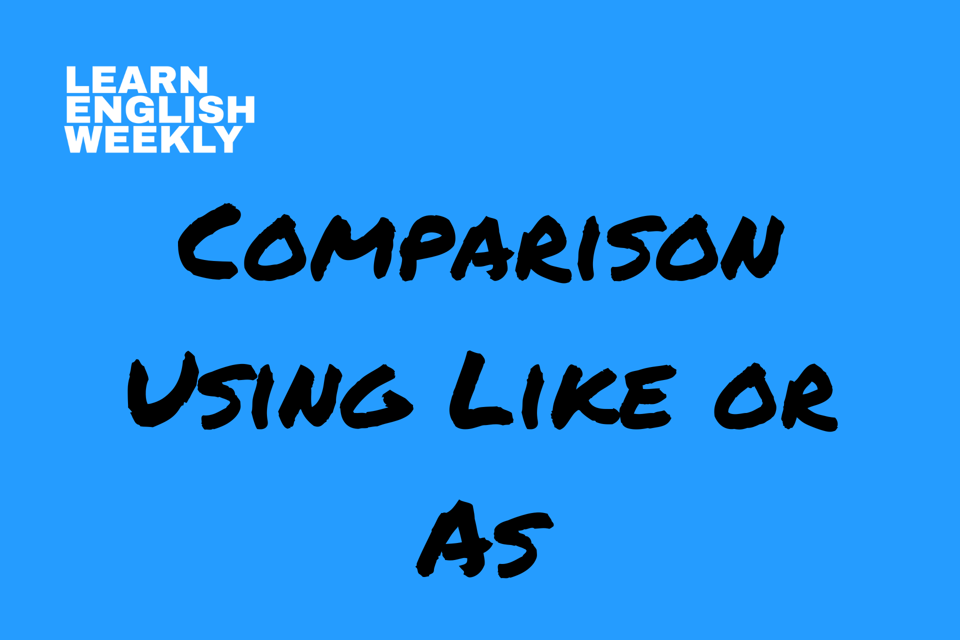 comparison using like or as