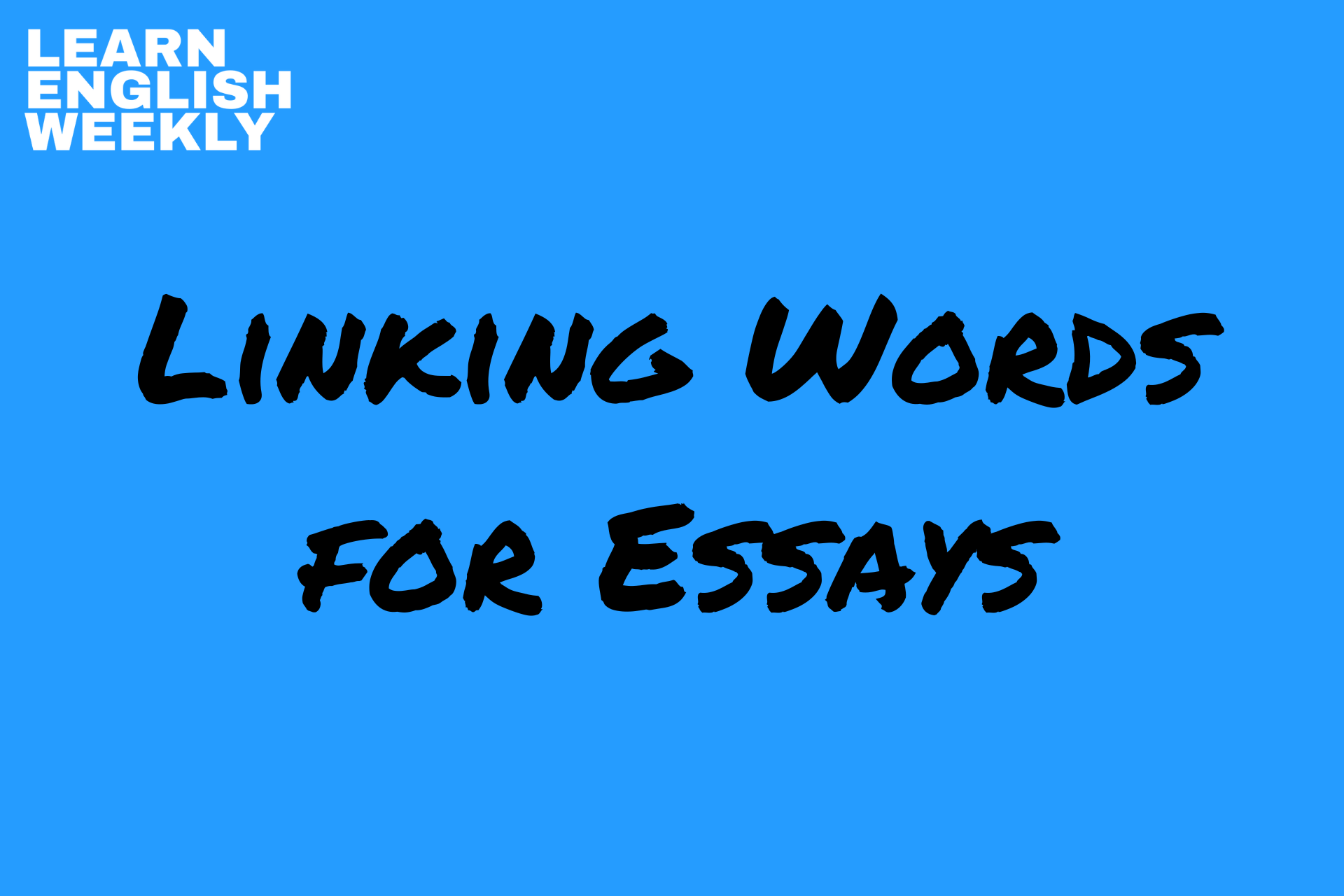 linking words for essays