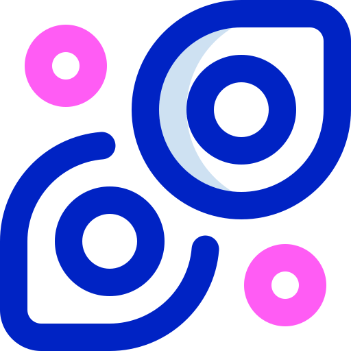 abstract collaboration icons
