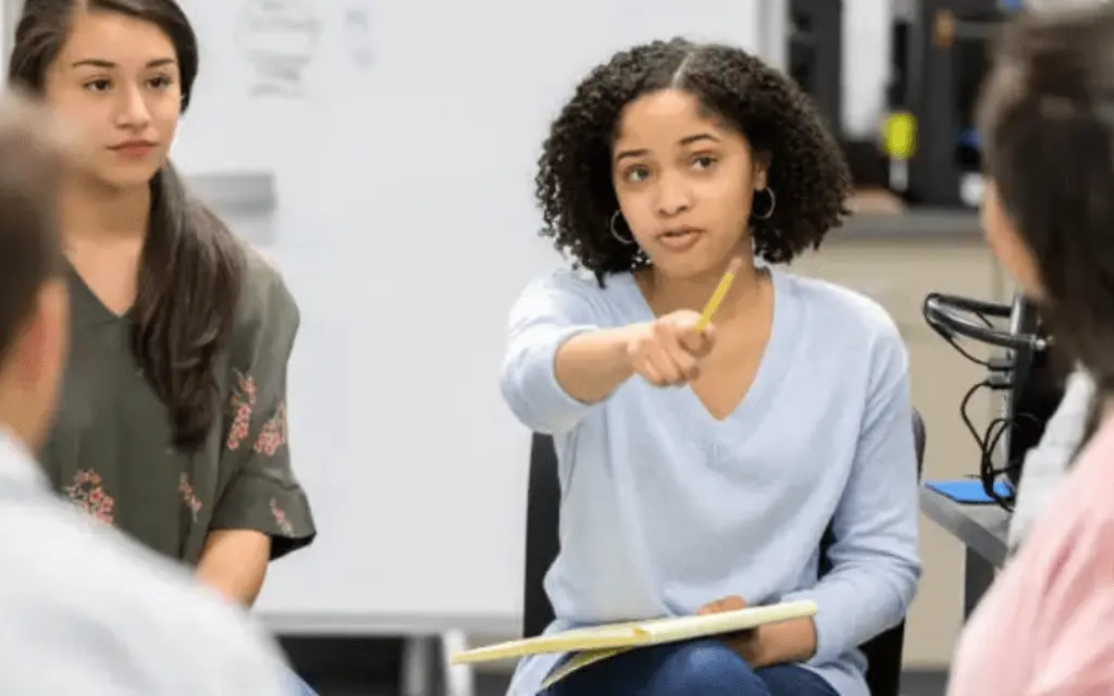 discussion among co-workers