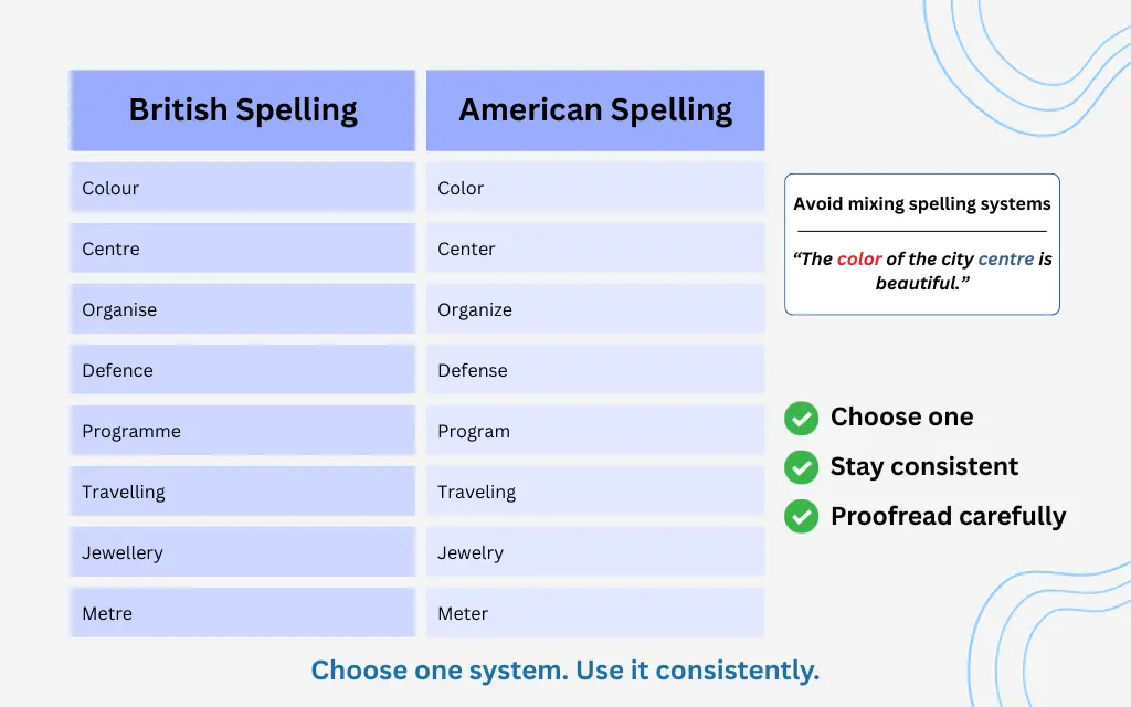comparison-chart-showing-common-British-American-spellings